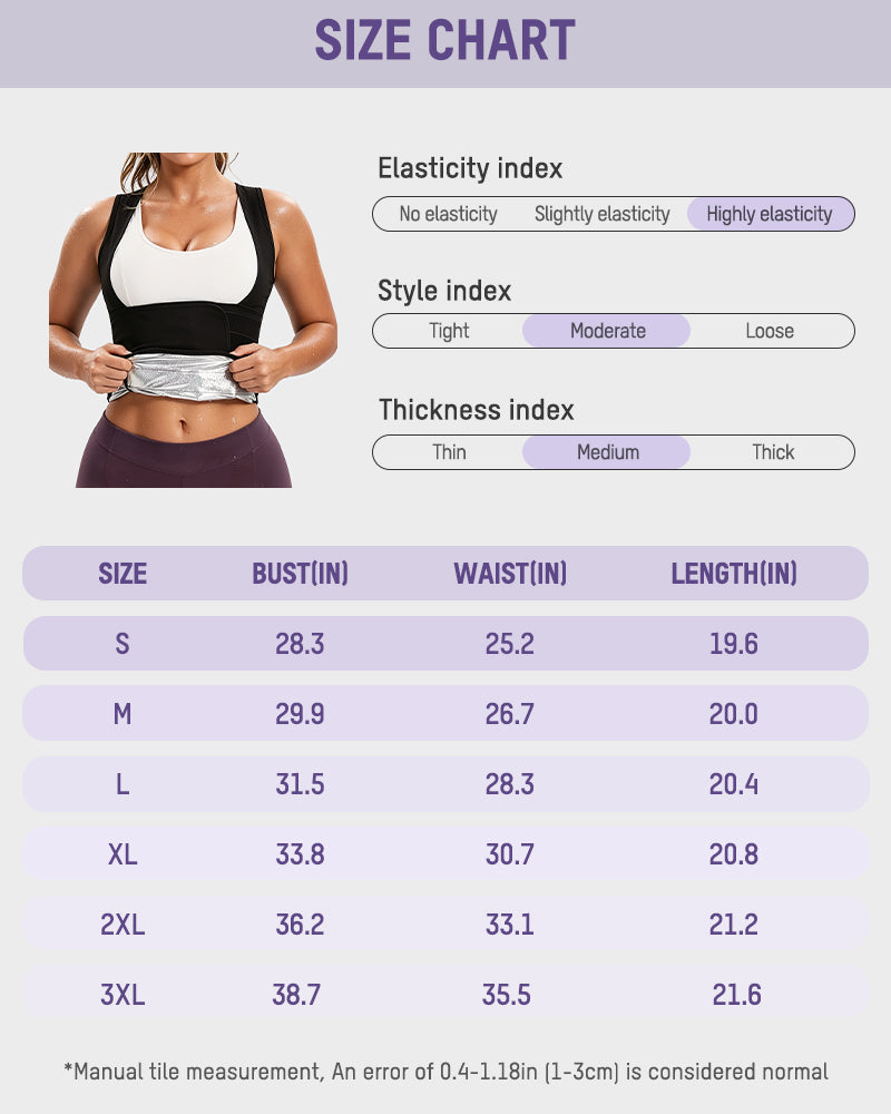 Adjustable Thermal Sweat Waist Trainer Shapewear Vest