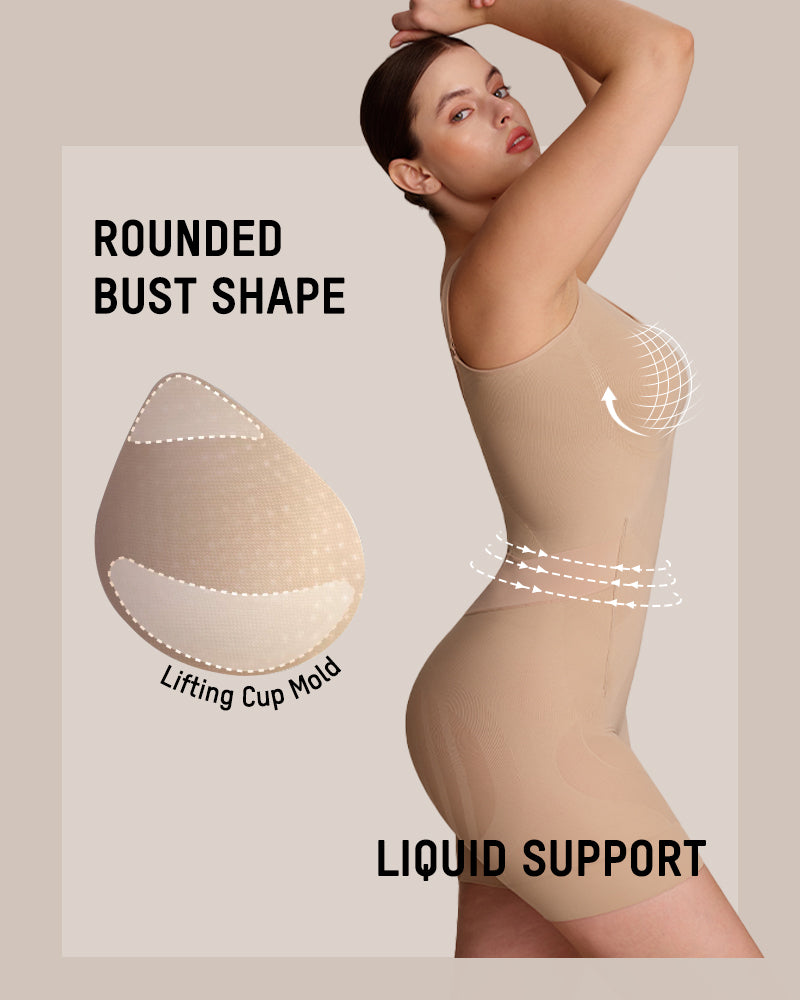 All-in-One Sculpting Bodysuit with Easy-Off Design