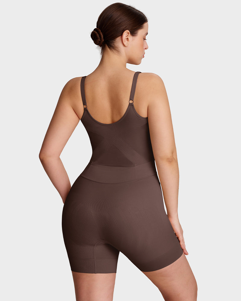 All-in-One Sculpting Bodysuit with Easy-Off Design
