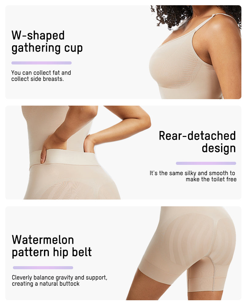 All-in-One Sculpting Bodysuit with Easy-Off Design