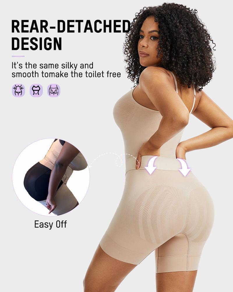 All-in-One Sculpting Bodysuit with Easy-Off Design