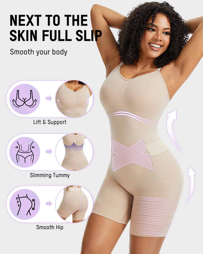 All-in-One Sculpting Bodysuit with Easy-Off Design