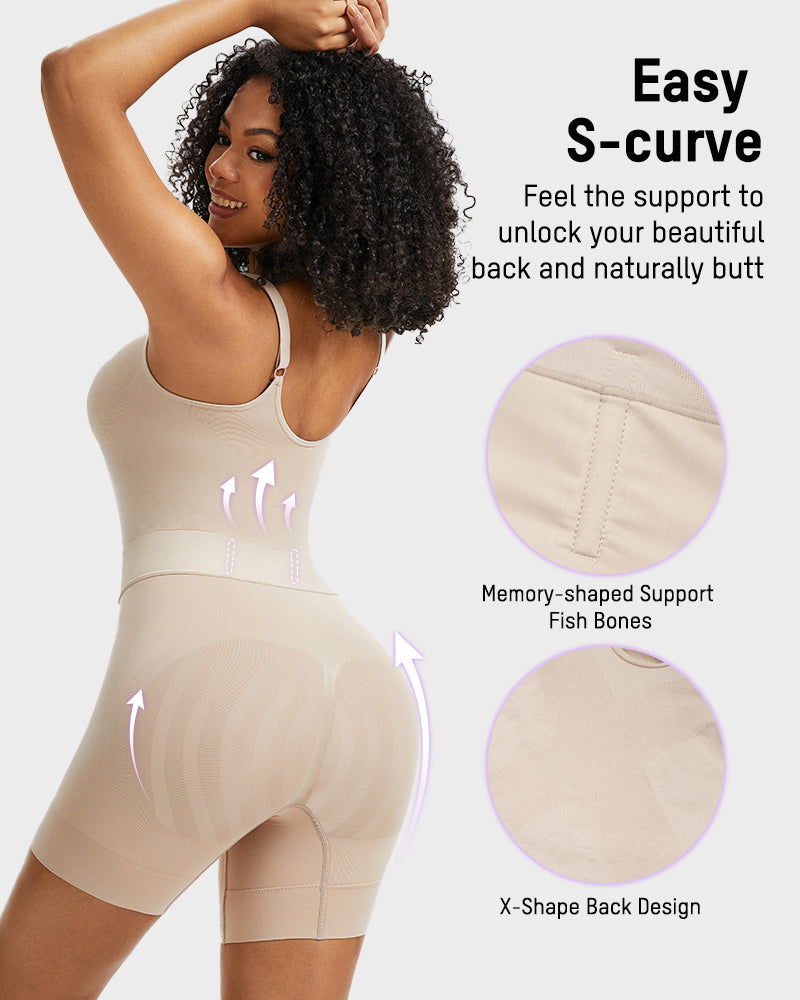 All-in-One Sculpting Bodysuit with Easy-Off Design