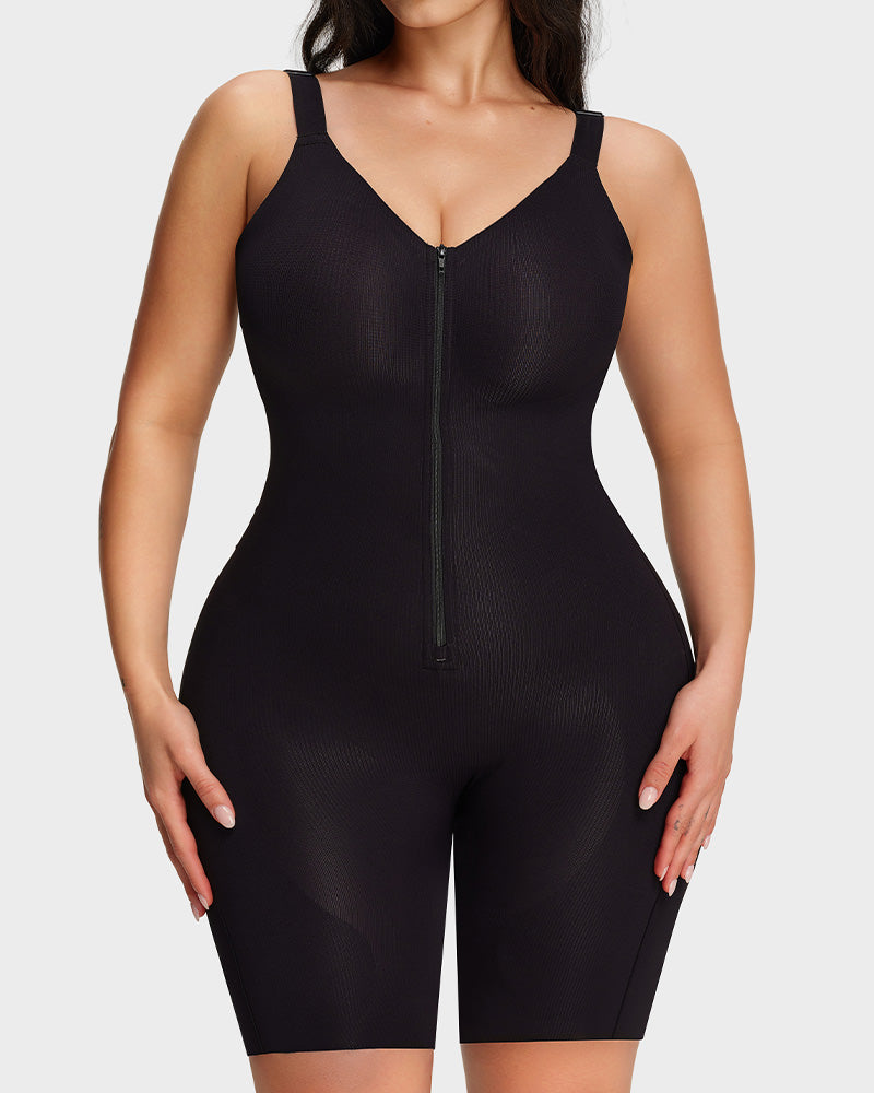 All-in-One Zipper Lightweight Sculpting Bodysuit