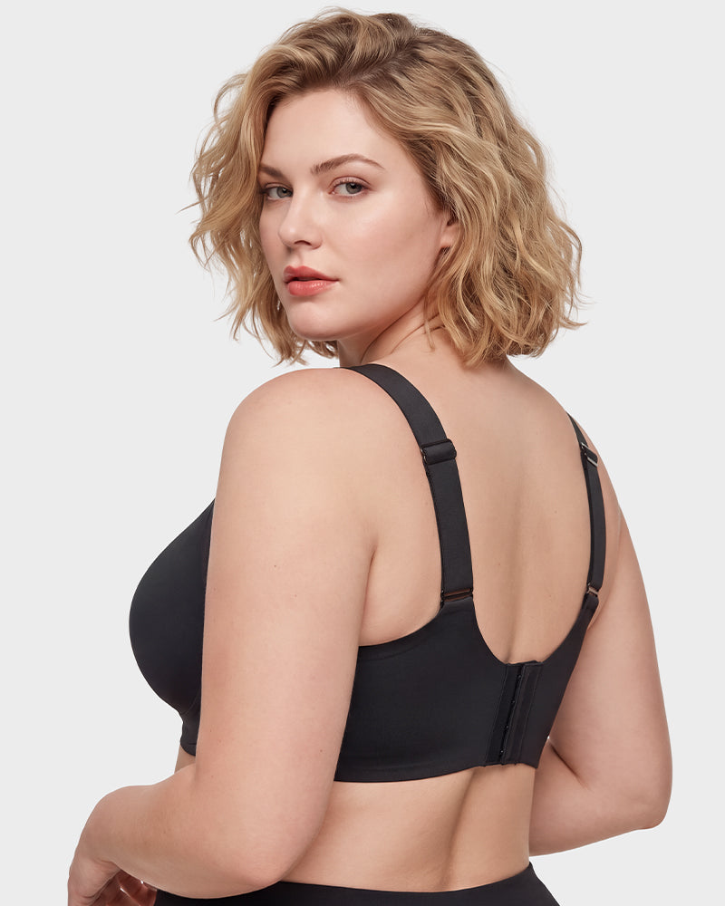 Anti-Gravity™ Wide-Strap Deep-V Lift Bra
