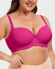 SheCurve®Comfy Smoothing Push-Up T-Shirt Bra