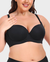 SheCurve®Comfy Smoothing Push-Up T-Shirt Bra