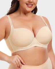 SheCurve®Comfy Smoothing Push-Up T-Shirt Bra