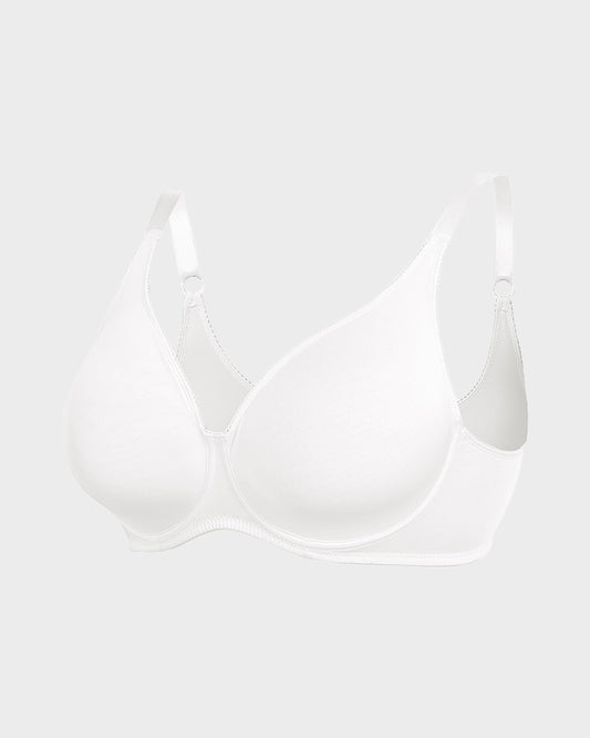 SheCurve®Comfort Everyday T-Shirt Bra-white