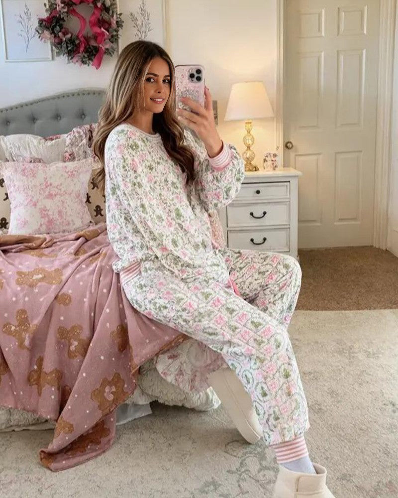 Christmas Girlie Holiday Lounge Set