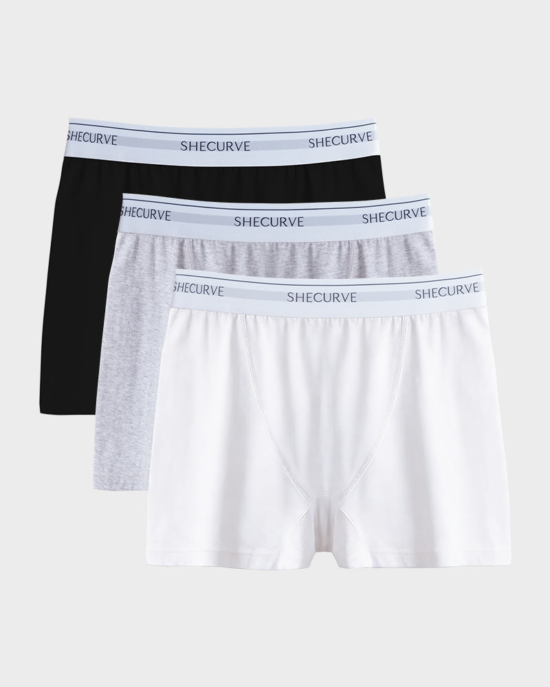 Classic Cotton Stretch Full-Coverage Boxer Brief (3 Pack)