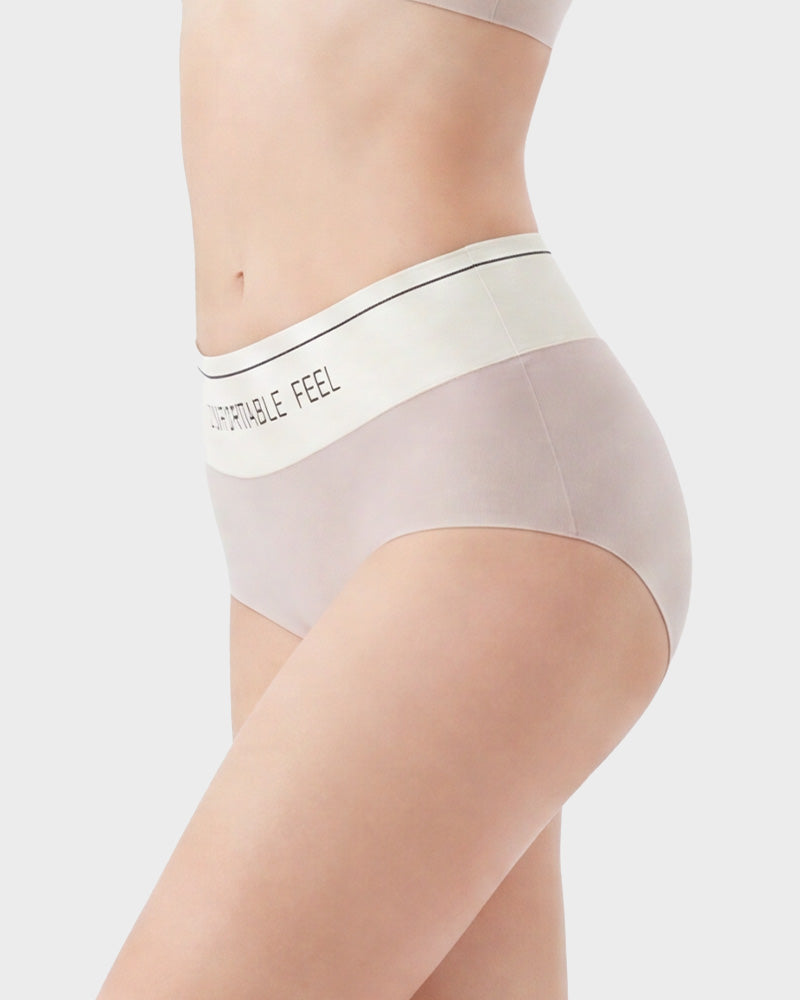 Color-Block One-Piece Tummy Control Briefs（5 Pack）