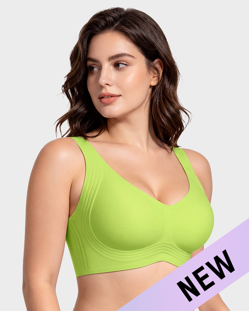 Comfortable Wireless Full Coverage Jelly Smoothing Bra