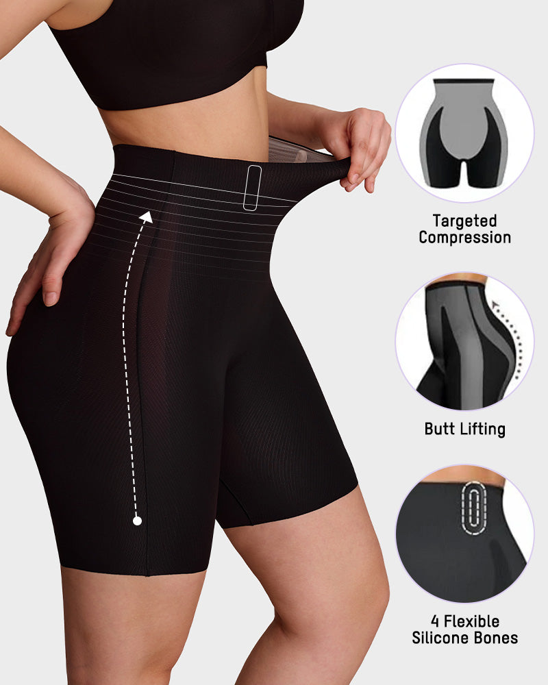 Cooling High-Waist Sculpting Shapewear Shorts