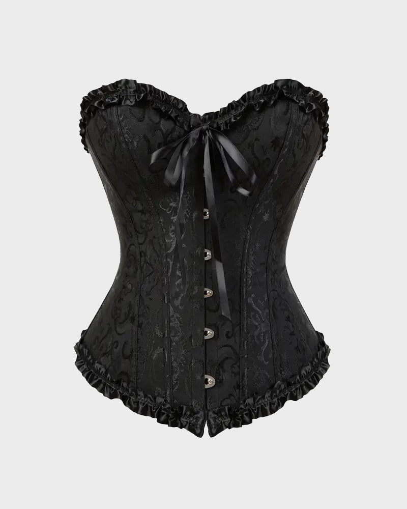 Corset Tops Lace Waist Push Up Shapewear