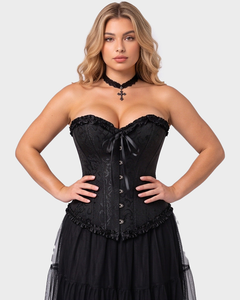 Corset Tops Lace Waist Push Up Shapewear