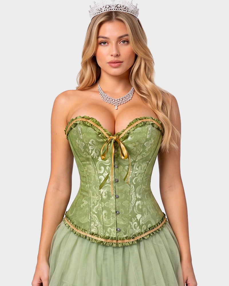 Corset Tops Lace Waist Push Up Shapewear