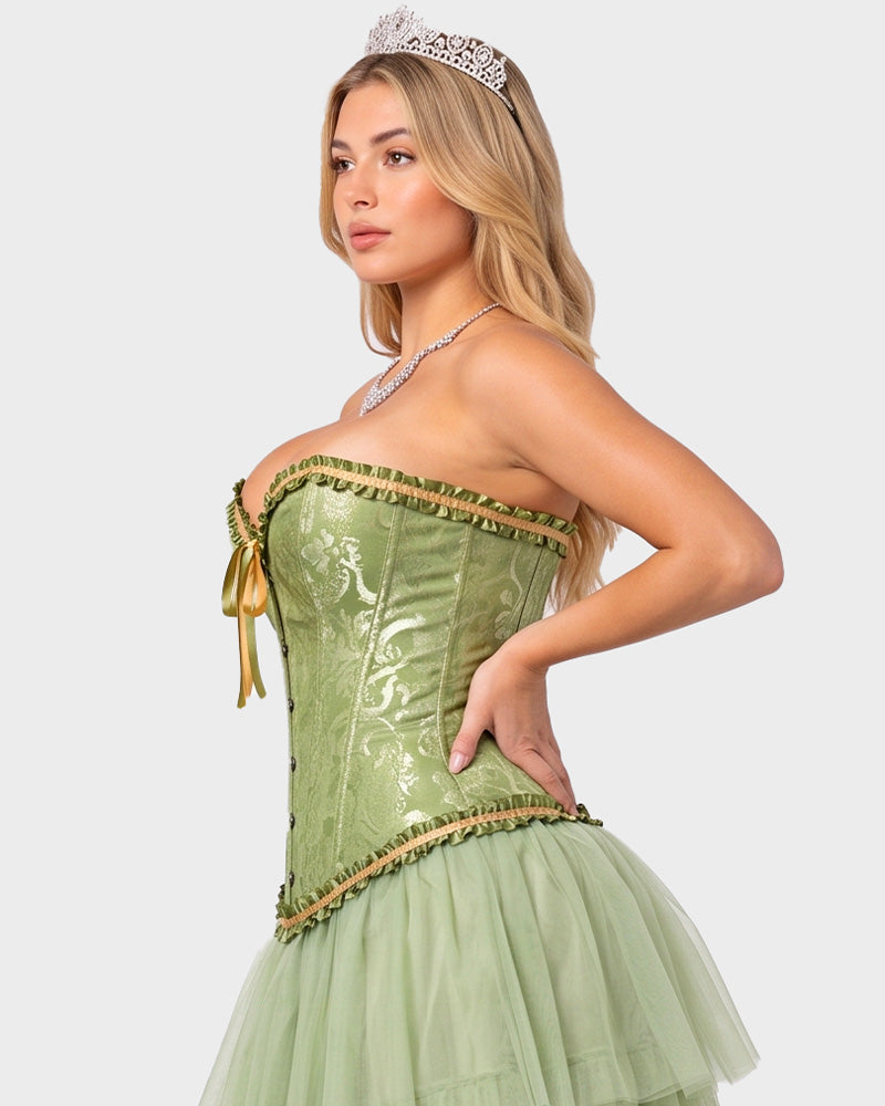 Corset Tops Lace Waist Push Up Shapewear