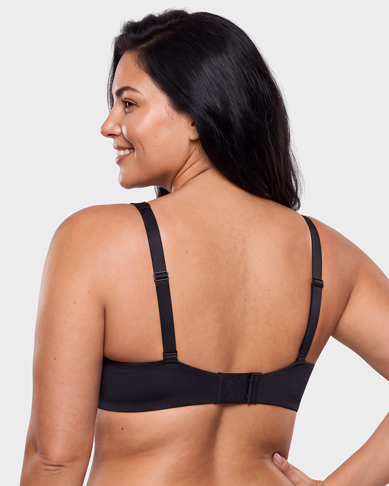 Deep-Plunge Unlined Underwire Bra
