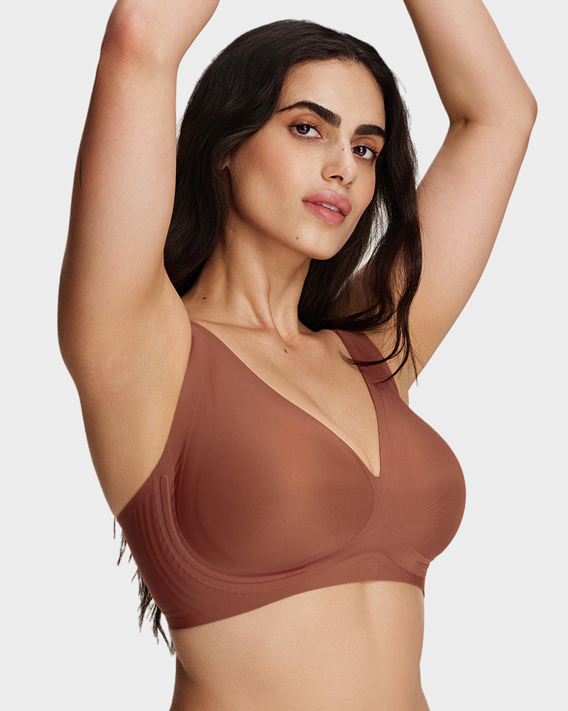AirEase™ Supportive Wireless Deep-V Bra