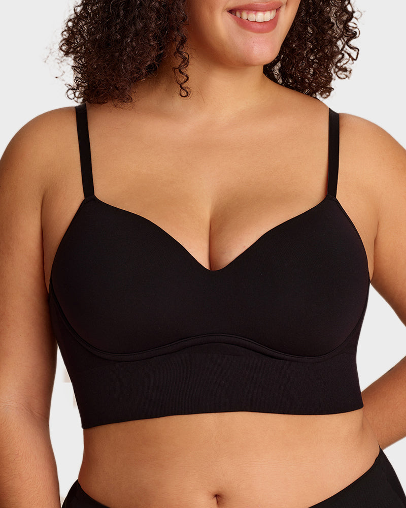 Deep V Wireless Lift Bralette