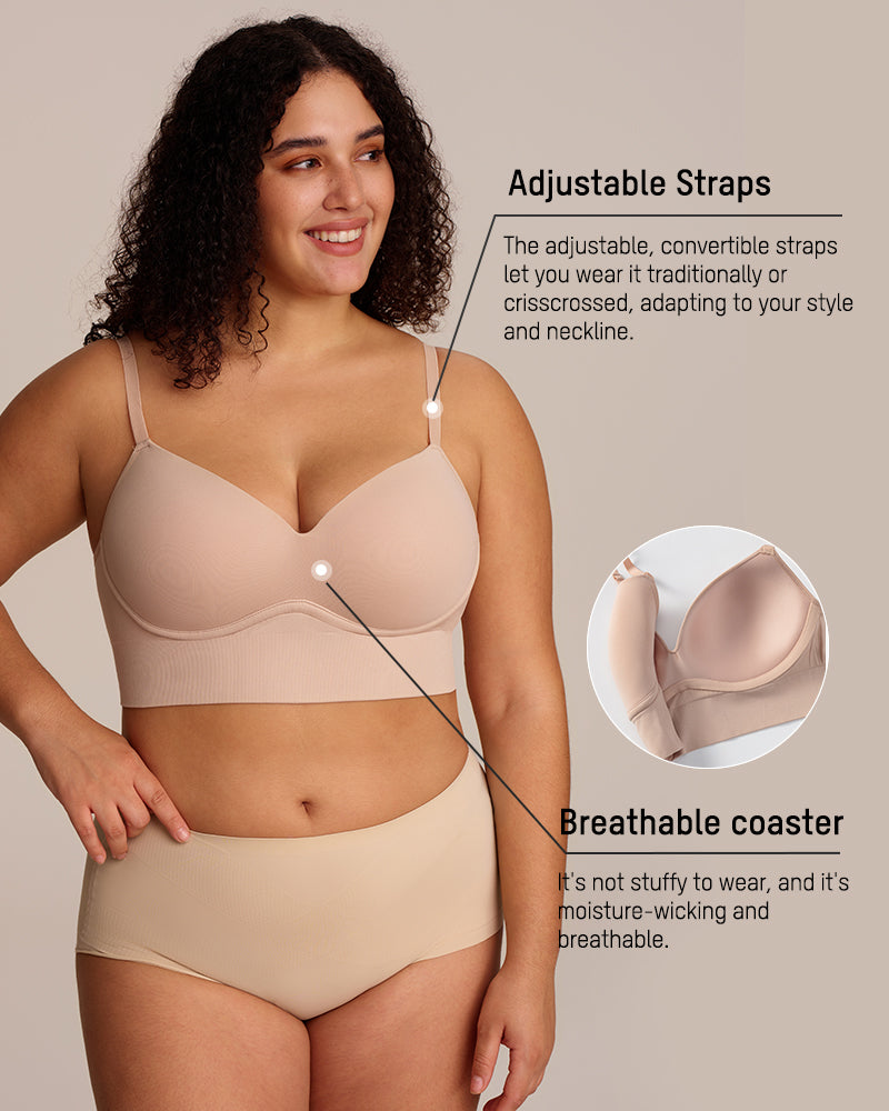 Deep V Wireless Lift Bralette