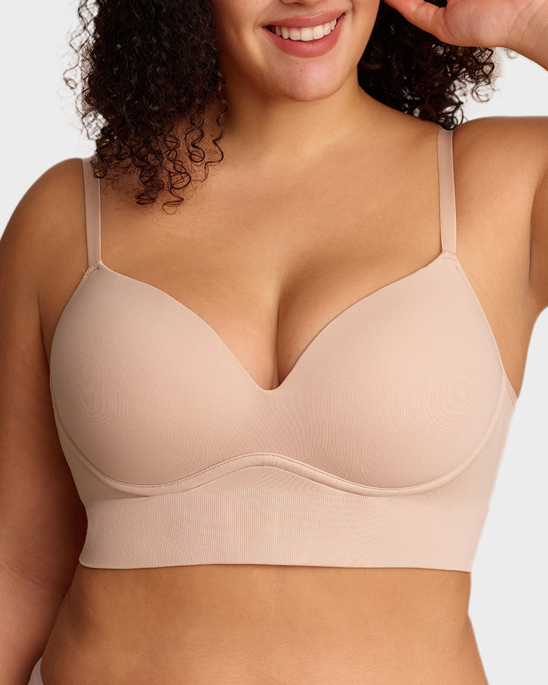 Deep V Wireless Lift Bralette