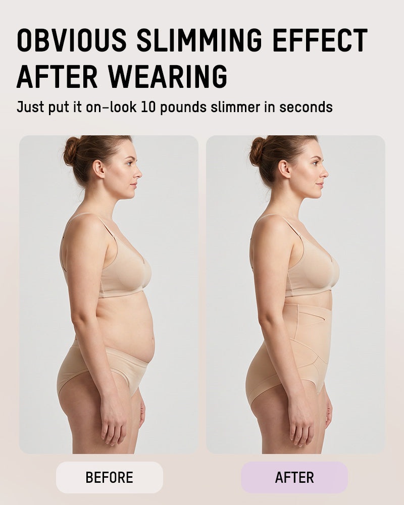 Double Sculpt High Waist Tummy Control Briefs（5-Pack）
