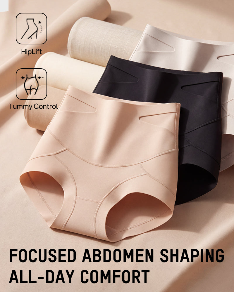 Double Sculpt High Waist Tummy Control Briefs（5-Pack）