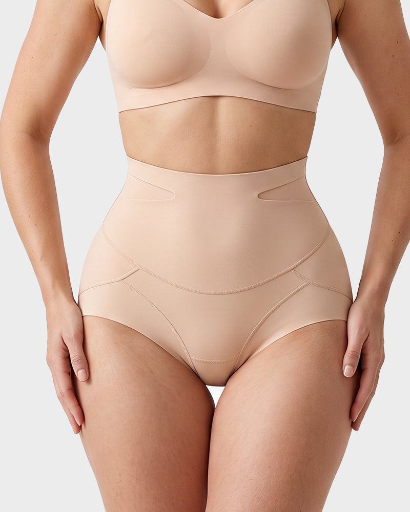 Double Sculpt High Waist Tummy Control Briefs（5-Pack）