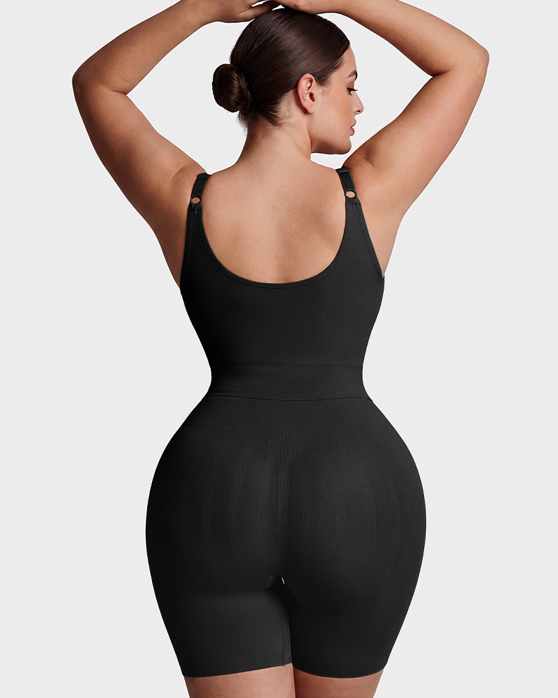 Easyslide™ U-Neck No-Cup Mid-Thigh Shapewear