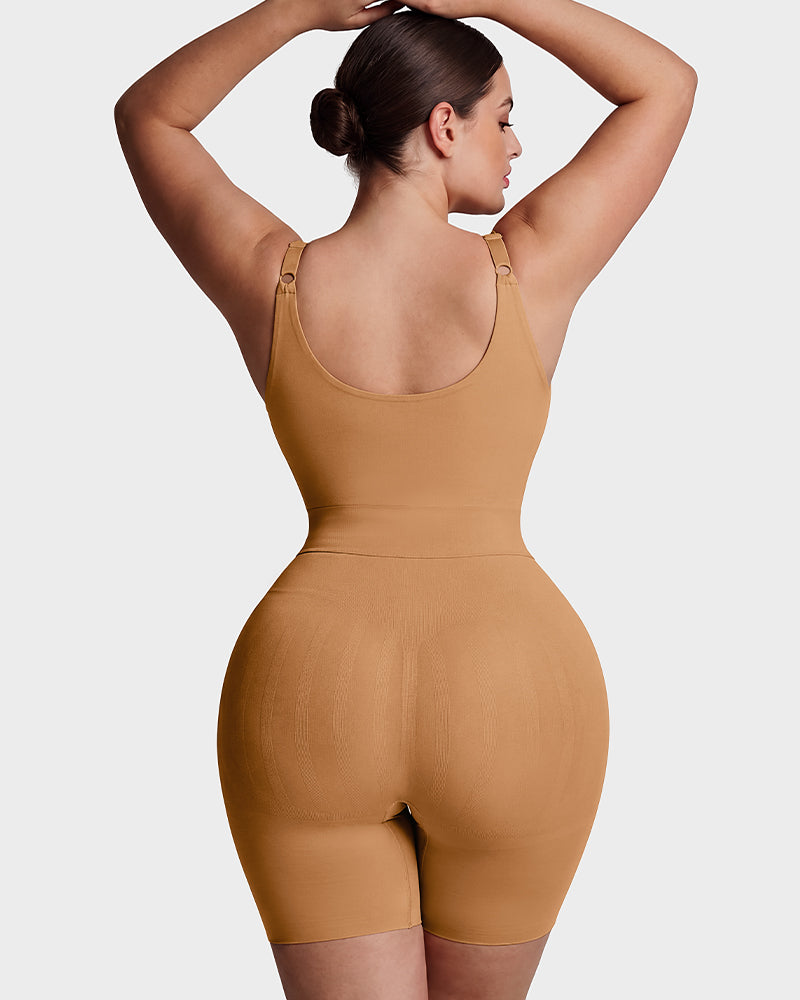 Easyslide™ U-Neck No-Cup Mid-Thigh Shapewear
