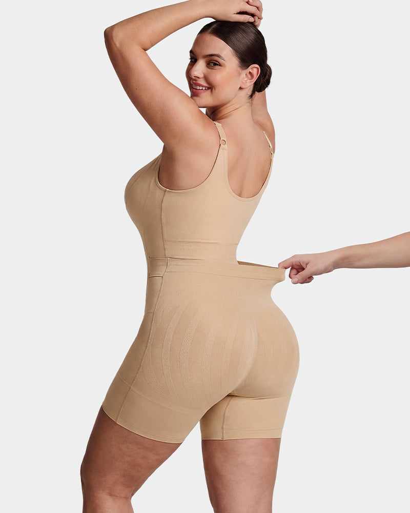 Easyslide™ U-Neck No-Cup Mid-Thigh Shapewear