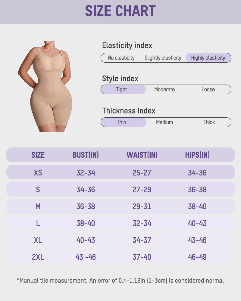 Easyslide™ U-Neck No-Cup Mid-Thigh Shapewear