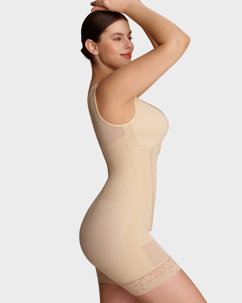 thumbnail image 2 of Faja Body Shaper Women's Tummy Control Shapewear Tank - Seamless Slimming Camisole Cami For 2 of 9