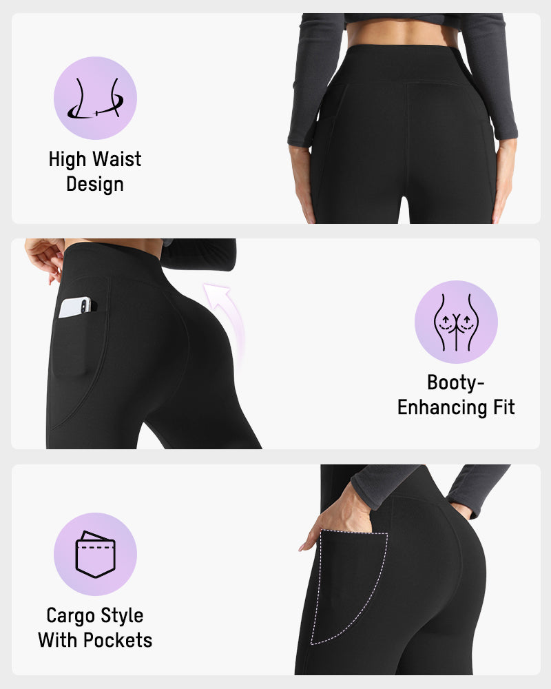 Fleece Lined High-Waist Thermal Yoga Leggings