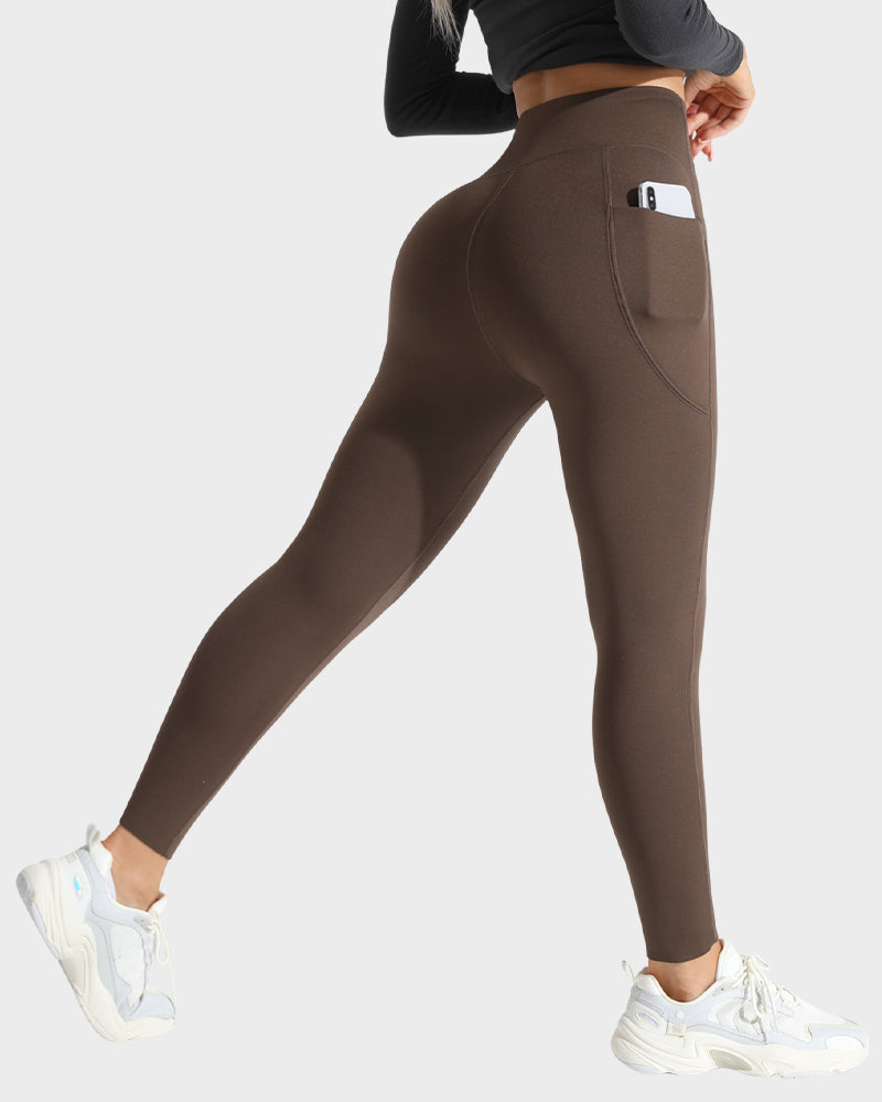 Fleece Lined High-Waist Thermal Yoga Leggings