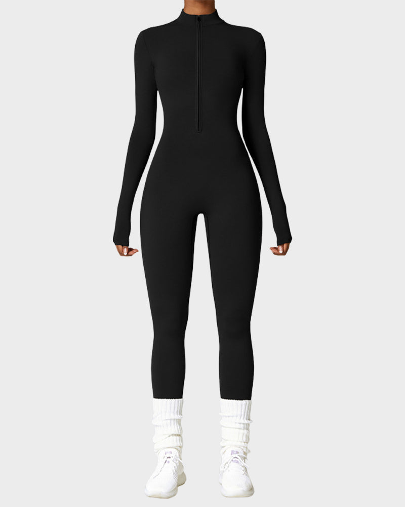 Fleece Slim-Fit Winter Training Jumpsuit