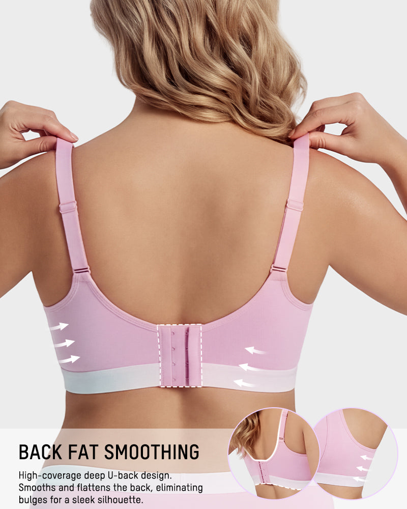 French Triangle Wireless Minimizer Bra