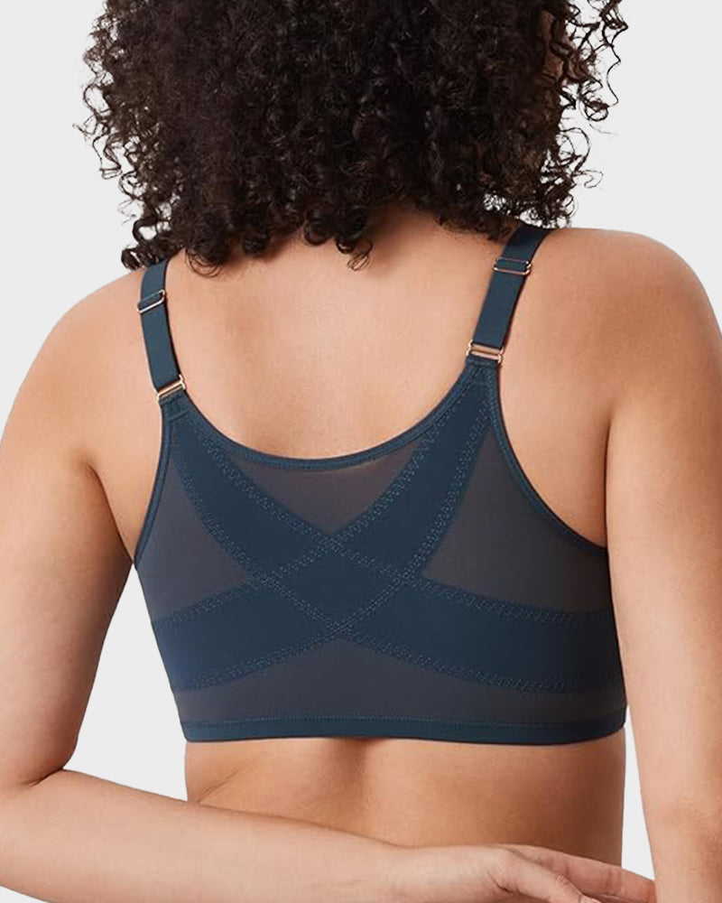 Front Closure Mesh Support Bra Multipack