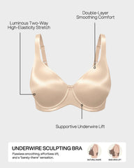 Full-Coverage Seamless Bra