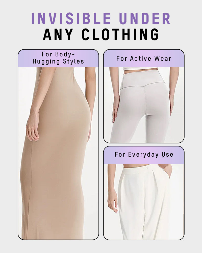 High-Waist Checkered Sculpting Panties (6 Pack)