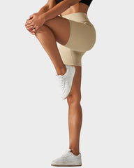 High-Waist Mesh Tummy Control Breathable Boyshorts