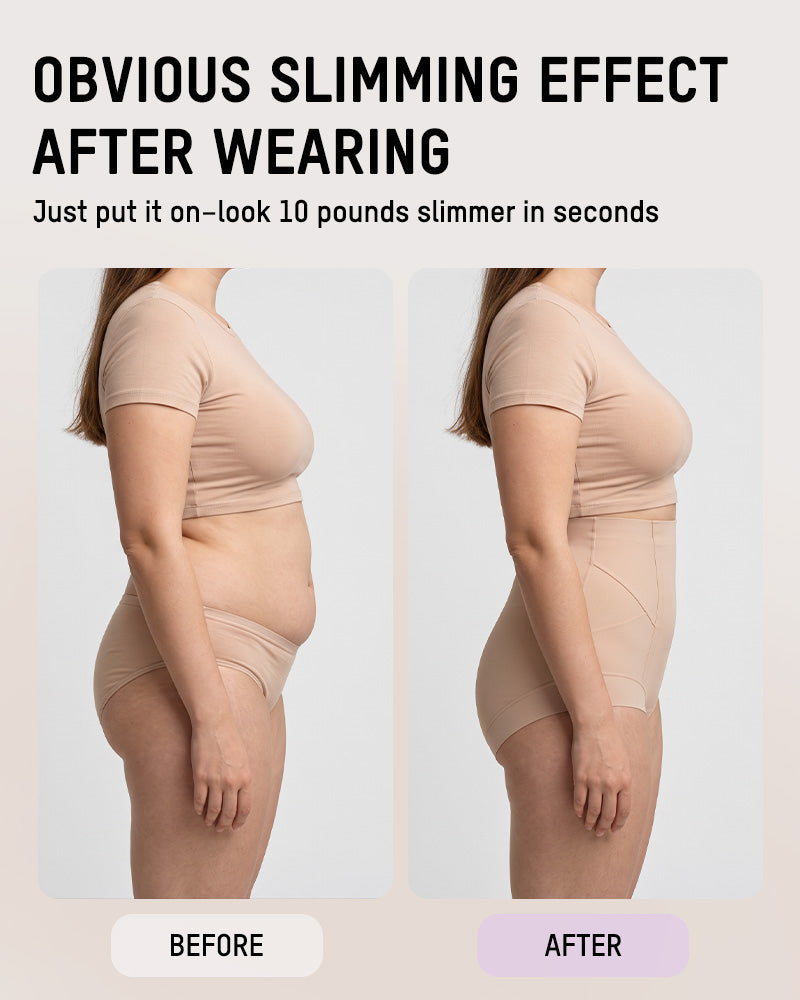 High-Waist Tummy Control Briefs Multipack