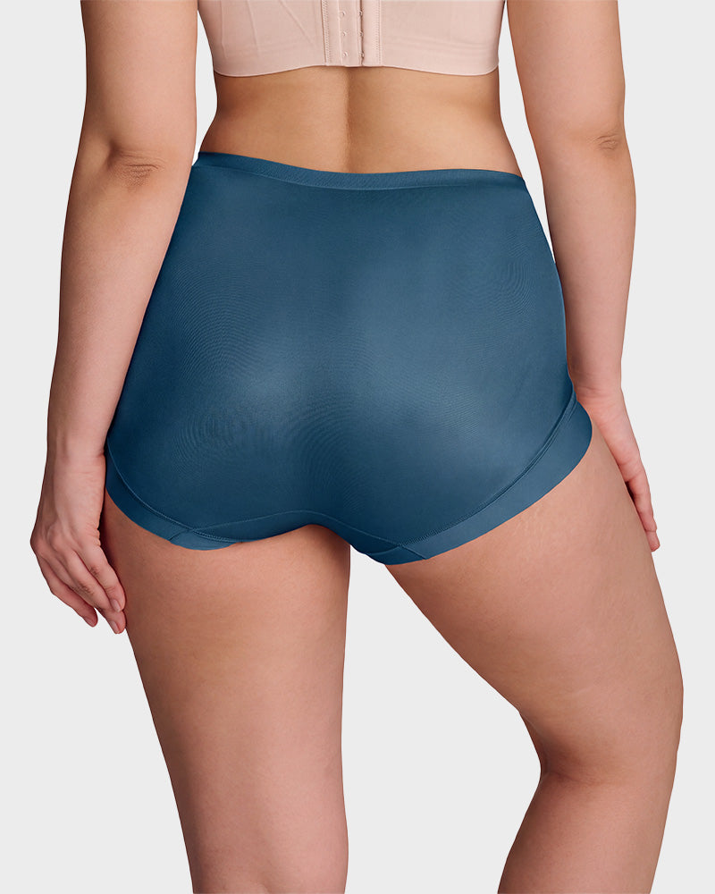 High-Waist Cross Compression Shaping Panties （6 Pack）