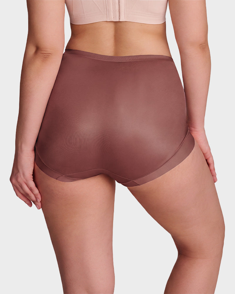 High-Waist Cross Compression Shaping Panties （6 Pack）