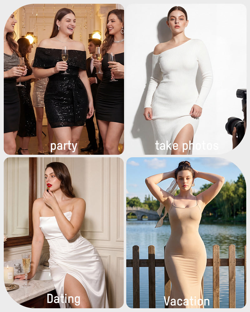 High-Waist Zip-Up Shaping Shorts