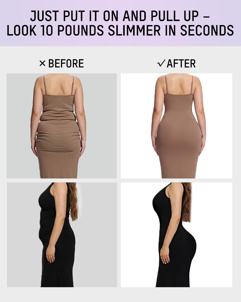High-Waisted Tummy-Control Butt-Lifting Shaping Shorts