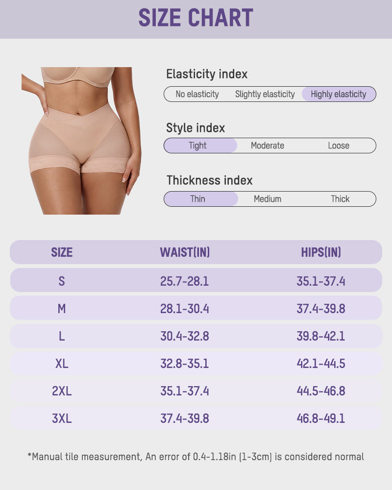 High-Waisted Tummy-Control Butt-Lifting Shaping Shorts