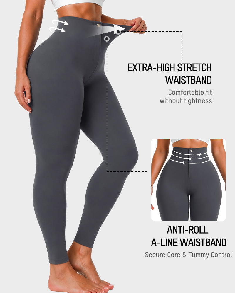 High-Waisted Tummy Control Butt-Lift Shaping Leggings